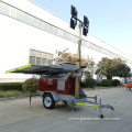 Outdoor Mobile Trailer Light Tower Solar Light Tower